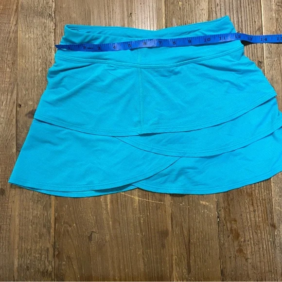 Athleta Girl Swing Skort Aqua Blue Medium (8-10) - Picture 2 of 9